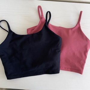 Workout cropped tank tops